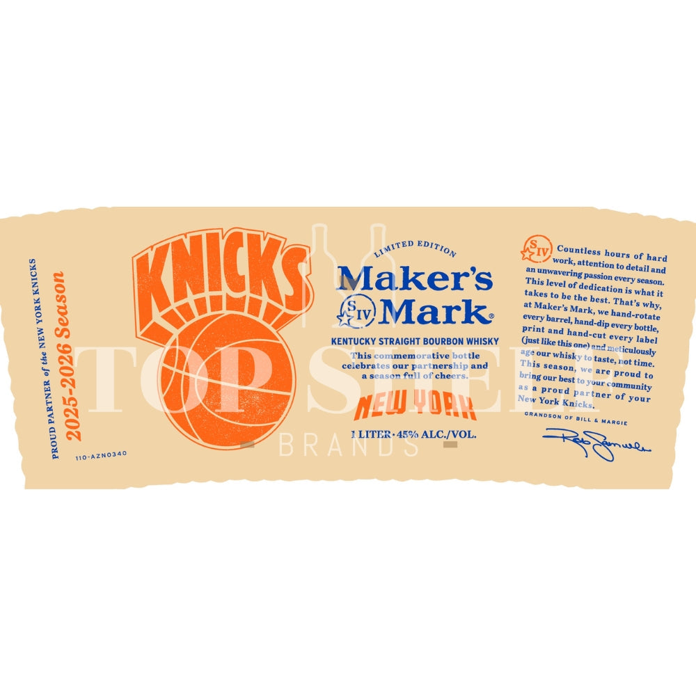 Maker's Mark Maker’s Mark New York Knicks 2025-2026 Season Bourbon