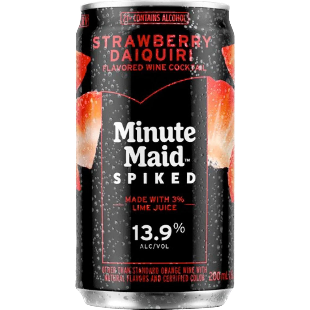 Minute Maid Spiked Minute Maid Spiked Strawberry Daiquiri Canned Cocktail 4pk Ready-To-Drink Cocktails