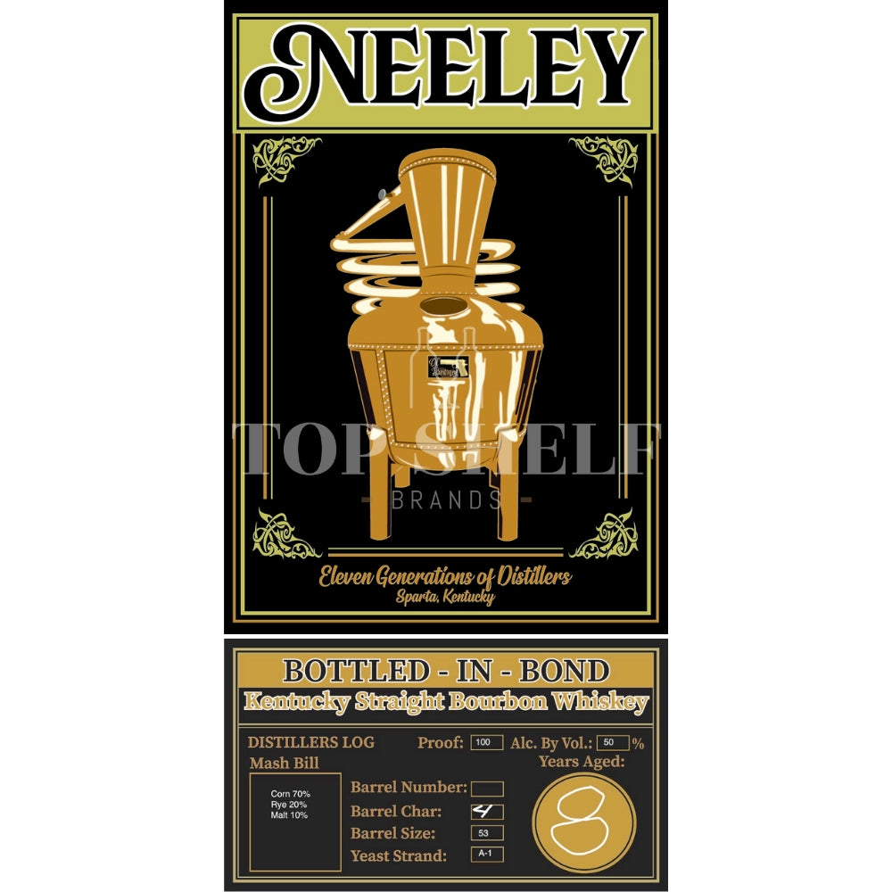 Neeley 8 Year Old Bottled in Bond Rye - My Bev Store