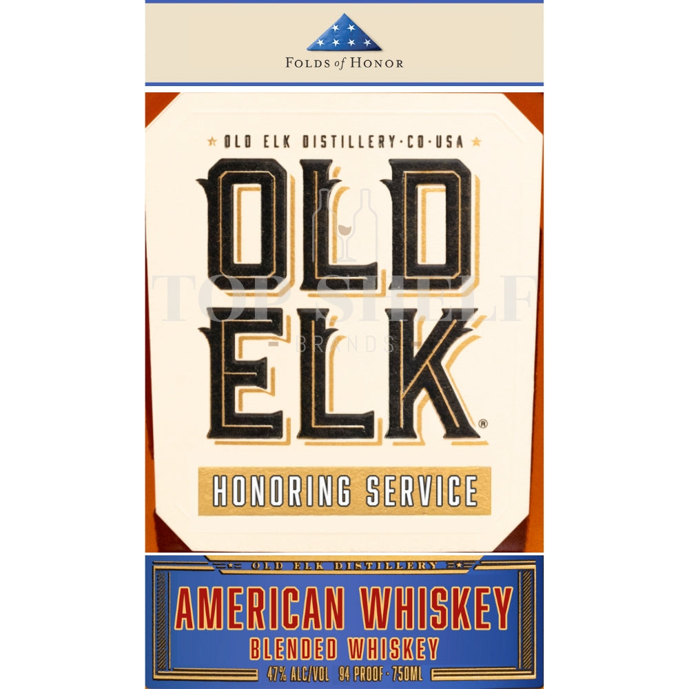 Old Elk Bourbon Old Elk Folds of Honor American Whiskey American Whiskey