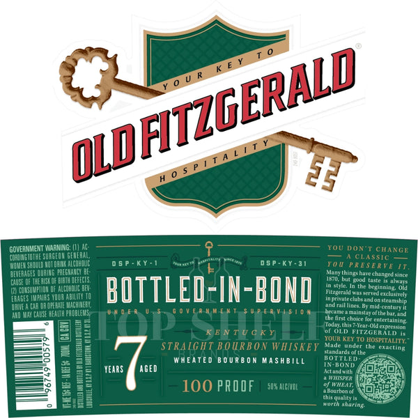 Old Fitzgerald 7 Year Old Bottled in Bond Bourbon - My Bev Store