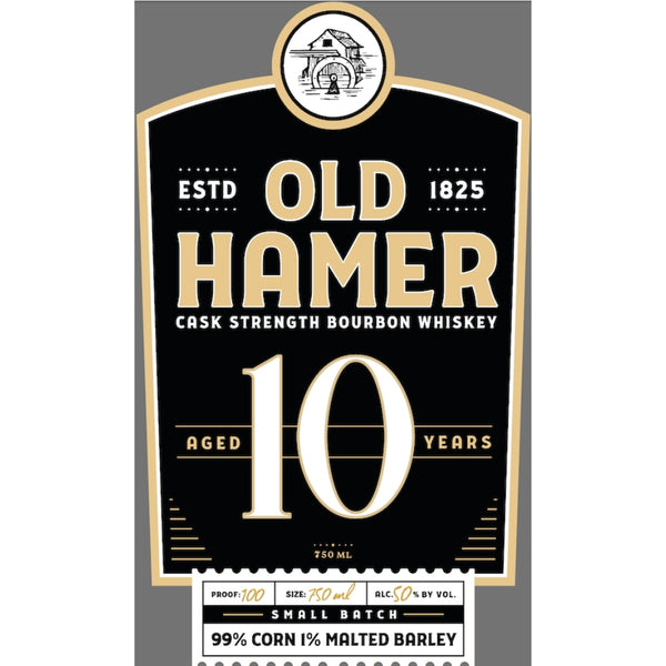 Old Hamer 10 Year Old Bourbon - My Bev Store