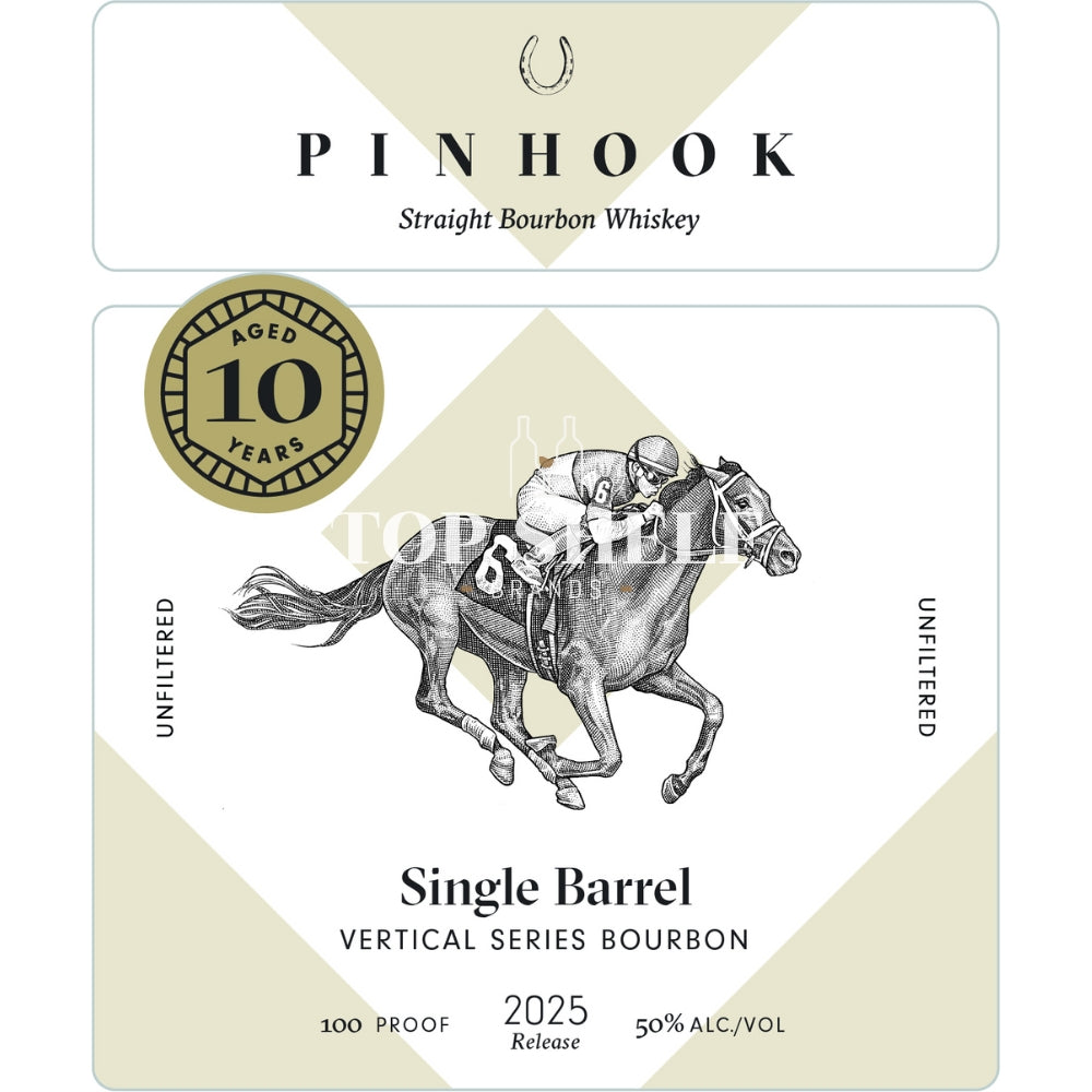 Pinhook Bourbon Pinhook Single Barrel Vertical Series 10 Year Old Bourbon 2025 Release Bourbon