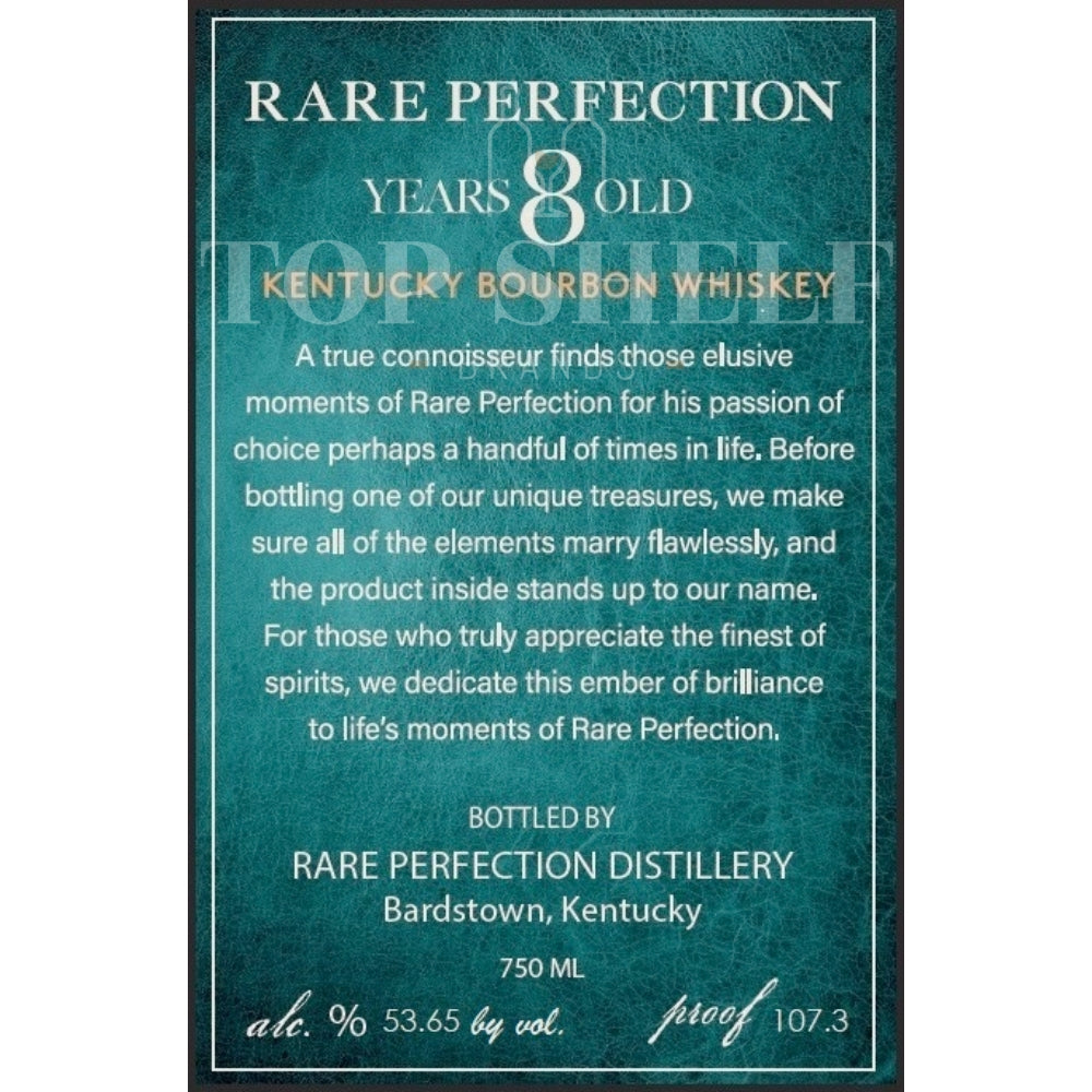 Rare Perfection 8 Year Old Bourbon Private Select - My Bev Store