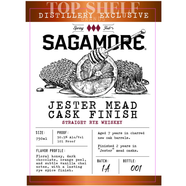 Sagamore Jester Mead Cask Finish Rye Whiskey - My Bev Store