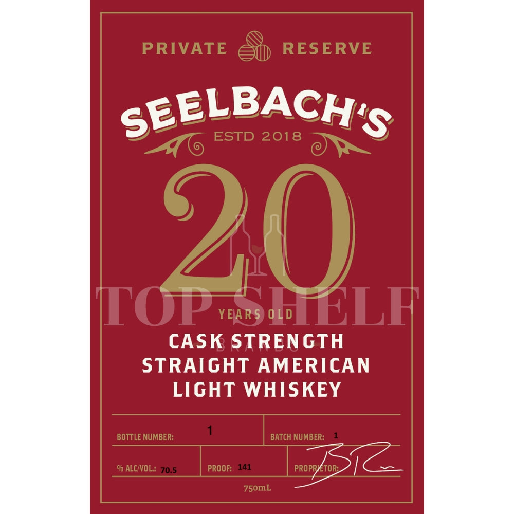 Seelbach’s Seelbach’s Private Reserve 20 Year Old Light Whiskey Light Whiskey