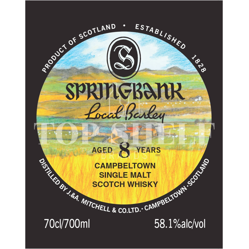 Springbank Local Barley 8 Year Old - My Bev Store