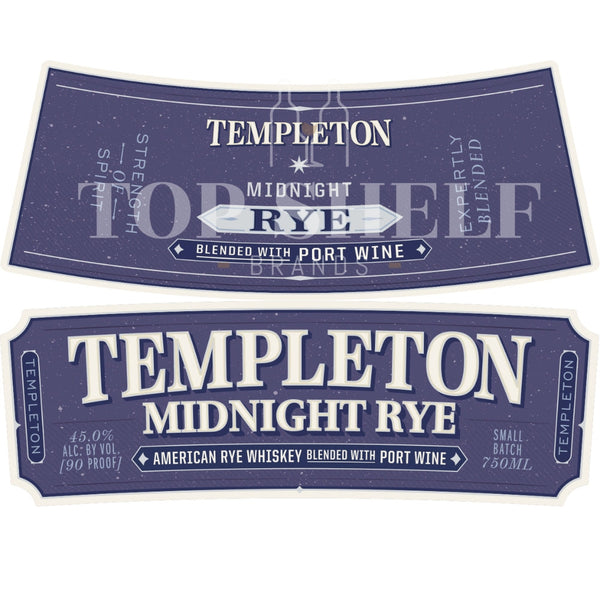 Templeton Rye Templeton Midnight Rye Blended with Port Wine Rye Whiskey