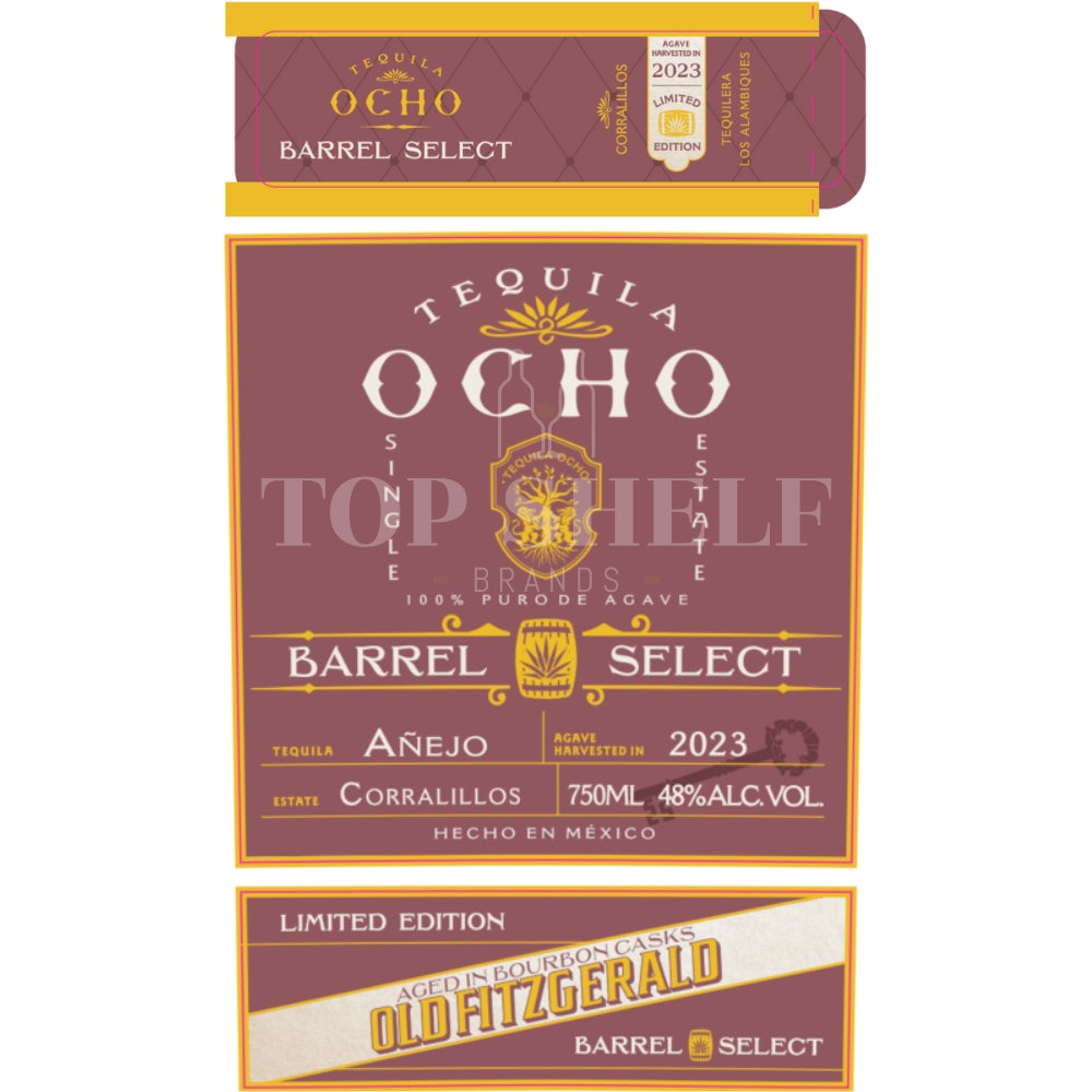 Tequila Ocho Anejo Old Fitzgerald Barrel Select - My Bev Store