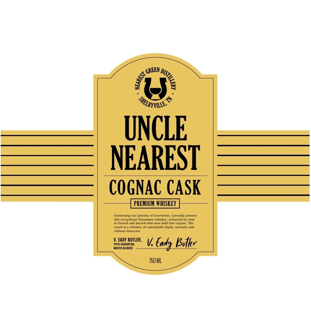 Uncle Nearest Cognac Cask Whiskey - My Bev Store