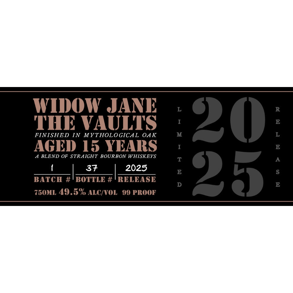 Widow Jane The Vaults 15 Year Old 2025 Release - My Bev Store