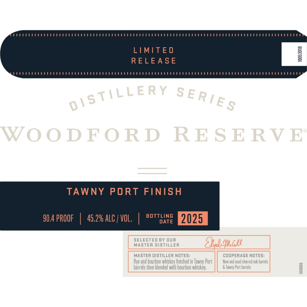 Woodford Reserve Distillery Series Tawny Port Finish 2025 Release - My Bev Store