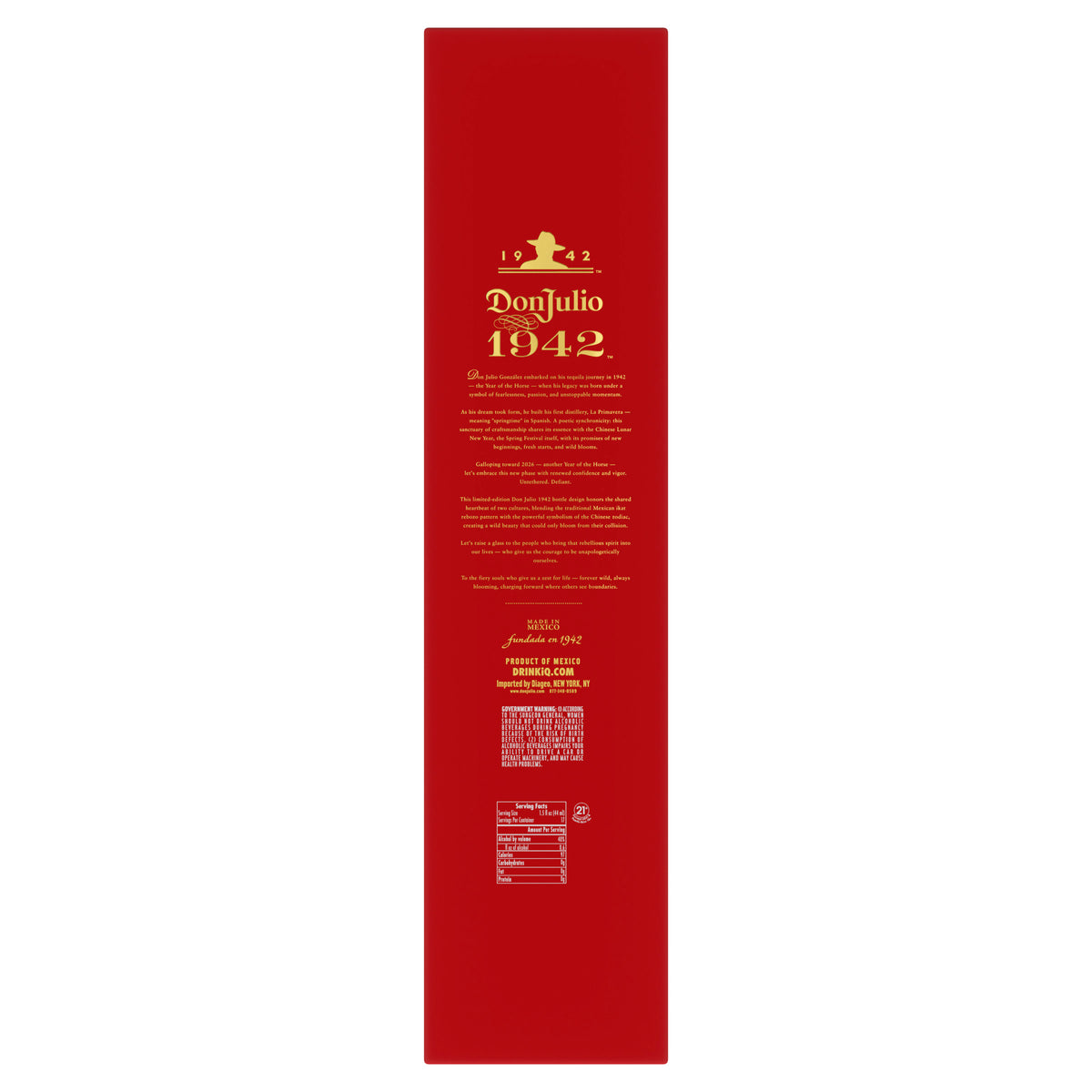 My Bev Store Don Julio 1942 Year Of The Horse 2026 Limited Edition