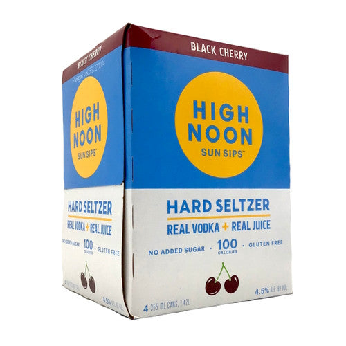 High Noon High Noon Hard Seltzer Black Cherry 4 Pack Hard Seltzer