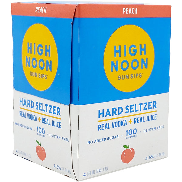 High Noon High Noon Hard Seltzer Peach 4 Pack Hard Seltzer