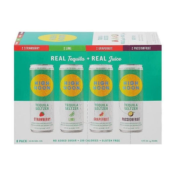 High Noon High Noon Hard Seltzer Tequila Variety 8 Pack Hard Seltzer