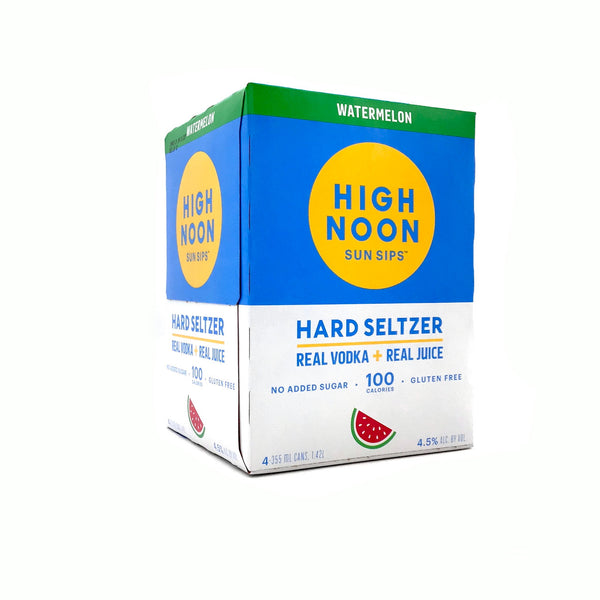 High Noon High Noon Hard Seltzer Watermelon 4 Pack Hard Seltzer