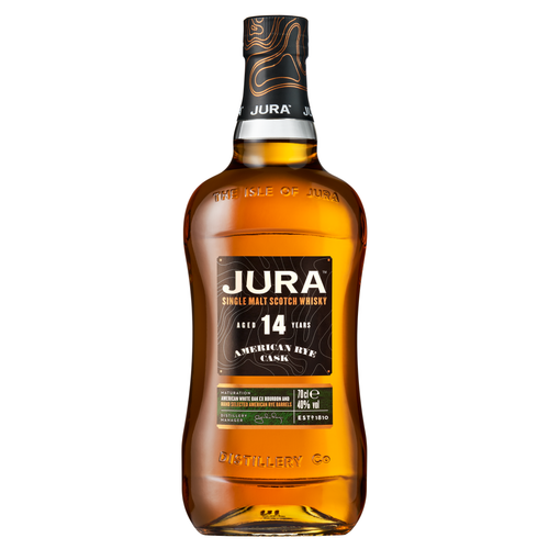 Jura Whisky JURA 14 Years American Rye Cask Single Malt Scotch Whisky