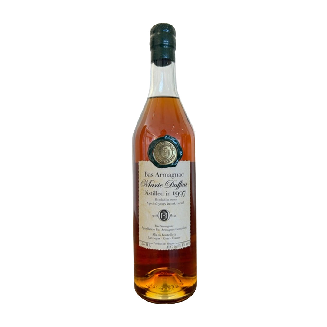 Bas Armagnac Marie Duffau Bas Armagnac Distilled in 1997 Bottled in 2022 Aged 25 Years in Oak Barrel Brandy