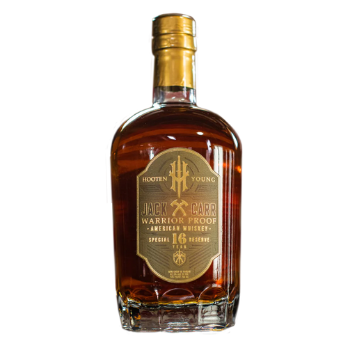 Hooten Young Hooten Young Jack Carr Warrior Proof American Whiskey Special Reserve 16 year Signed by Norm Hooten American Whiskey