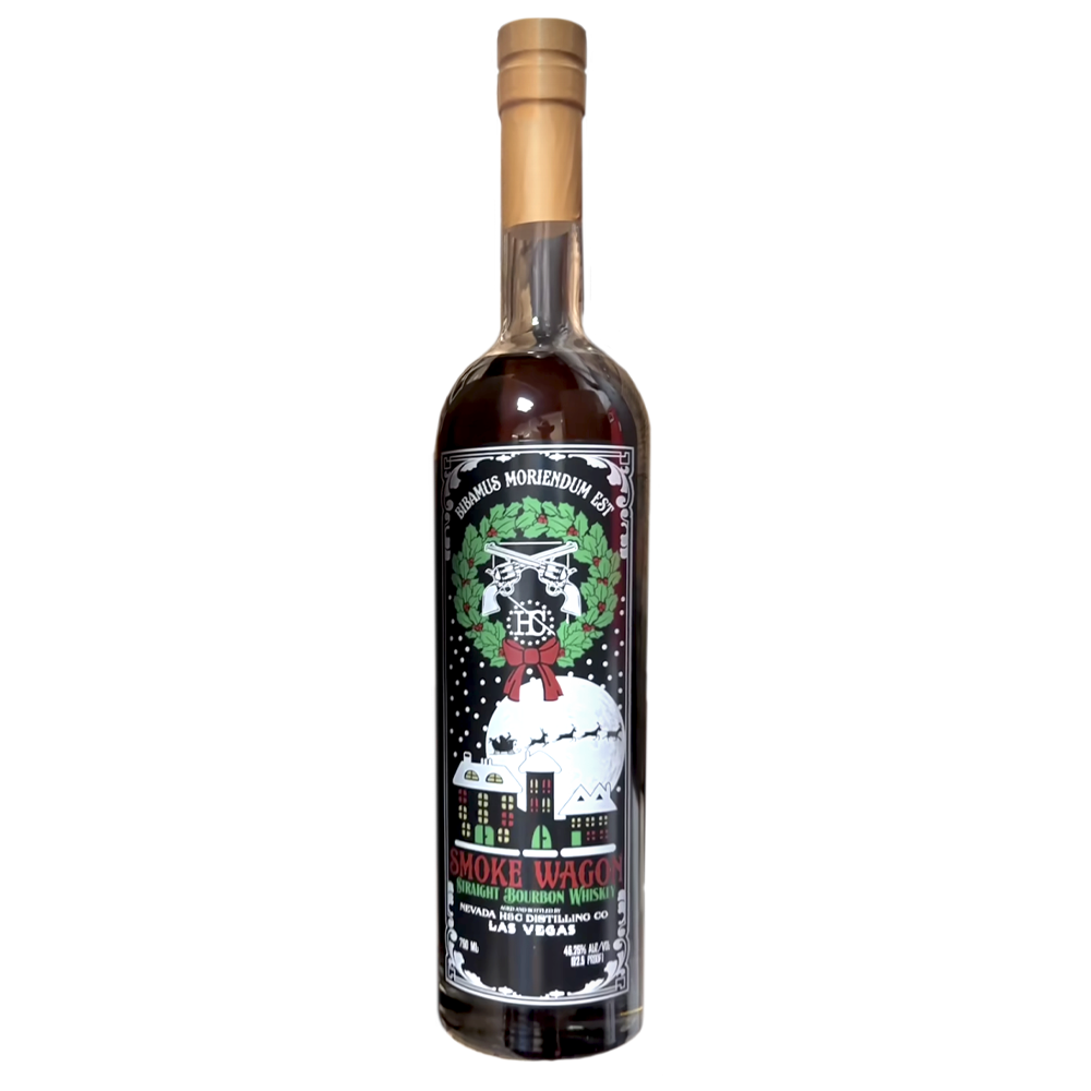 Smoke Wagon Smoke Wagon Straight Bourbon Whiskey Christmas Limited Edition 2023 Straight Bourbon Whiskey