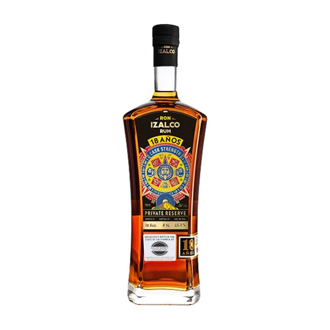 Ron Izalco Rum Cask Strength Private Reserve 18 Years 750 ML Bottle