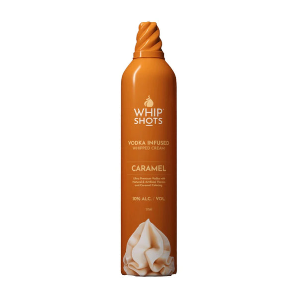 Whip Shots Vodka Infused Caramel Whipped Cream 375 ML Bottle