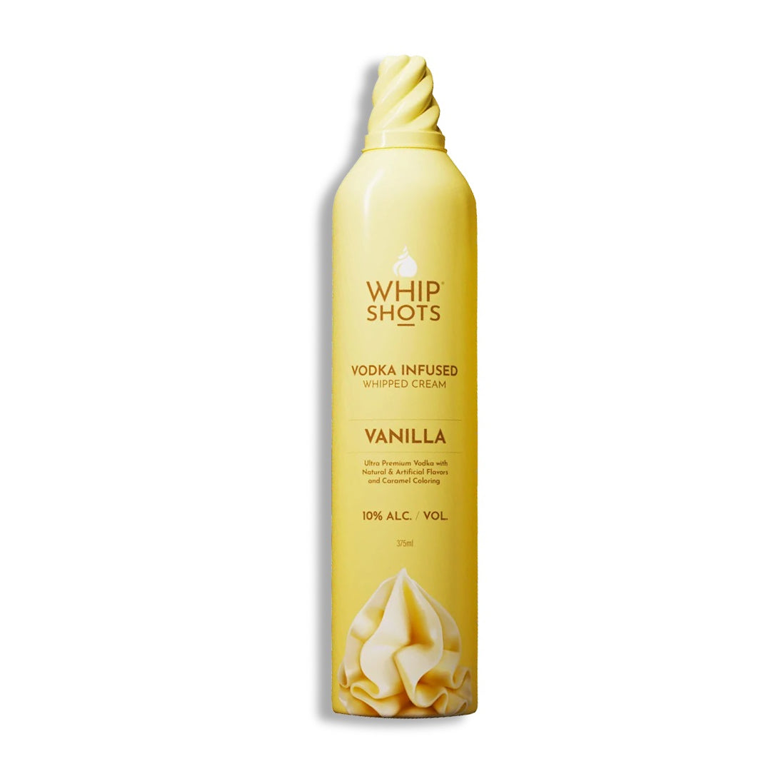 Whip Shots Vodka Infused Vanilla Whipped Cream 375 ML Bottle