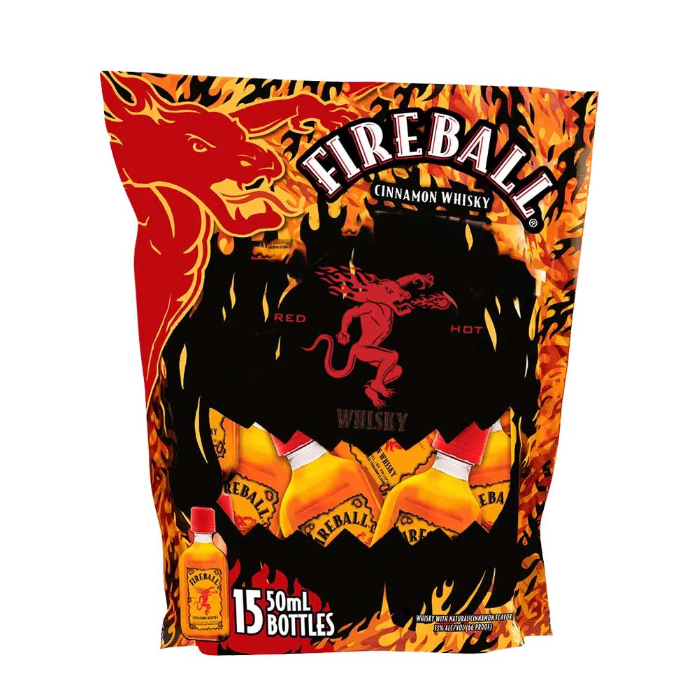 Fireball F Fireball Whiskey Box