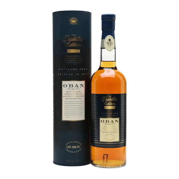 Oban Oban the Distillers Edition Double Matured in Montilla Fino Seasoned American Oak Casks Single Malt Scotch Whisky