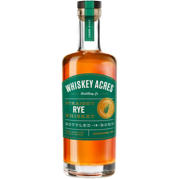 whiskey acres Whiskey Acres Straight Rye Whiskey Bottled in Bond Straight Rye Whiskey