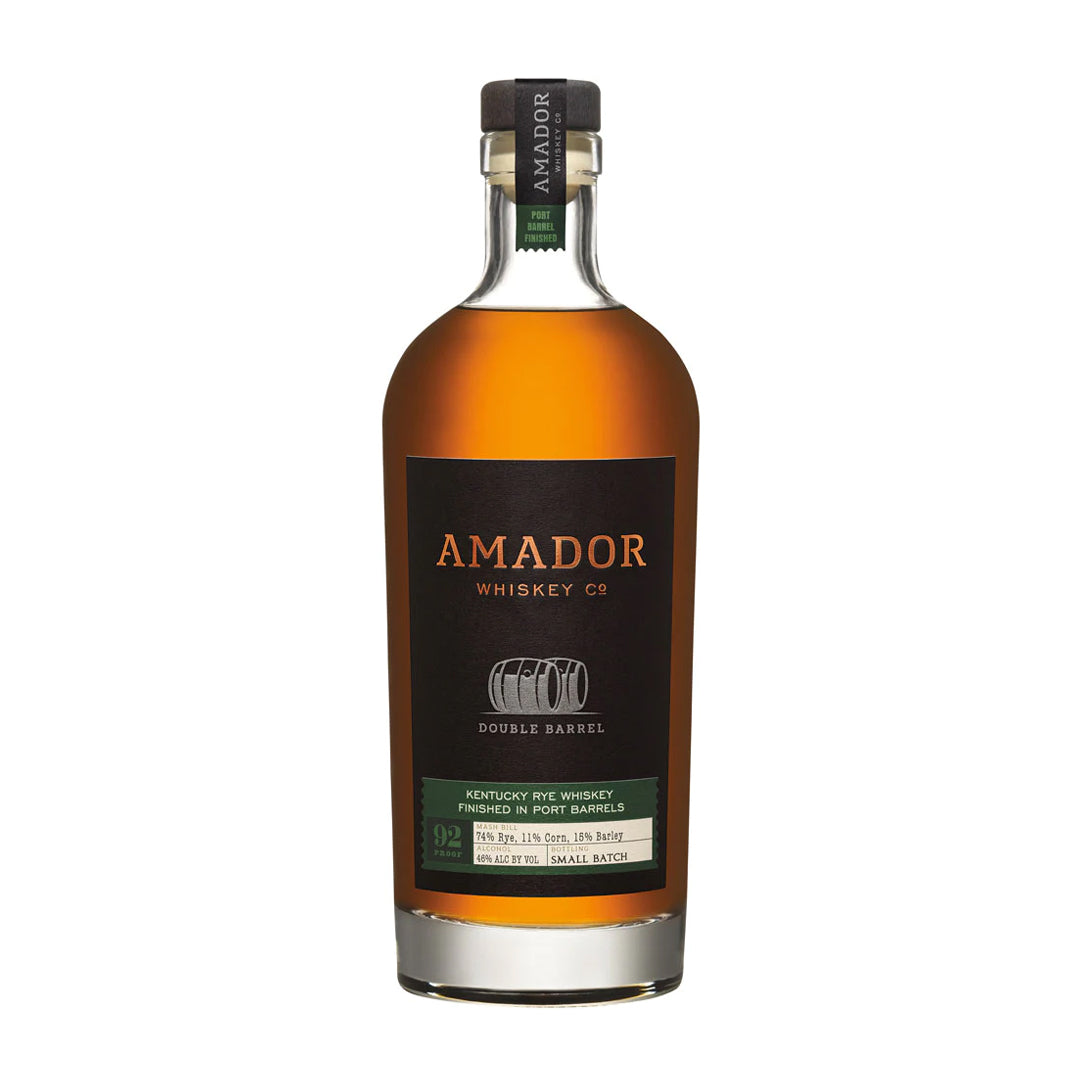 Amador Whiskey Co. Amador Double Barrel Port Finish Rye Whiskey 750ml Kentucky Rye Whiskey