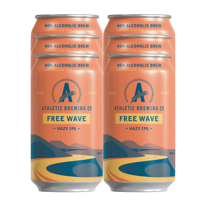 Athletic Brewing Co Free Wave Hazy IPA 6 Pack 12 OZ Cans