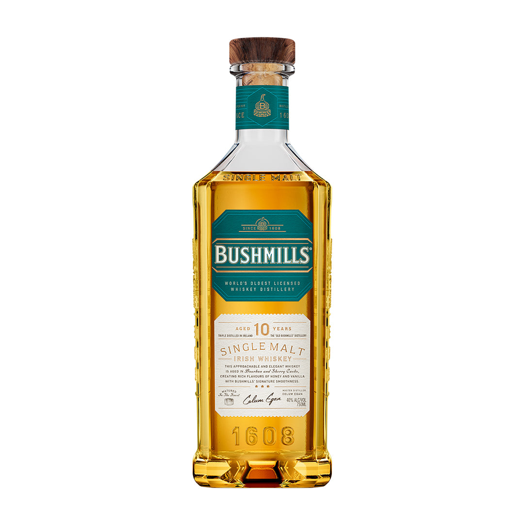 Bushmills Single Malt Irish Whiskey 10Yr 750ml