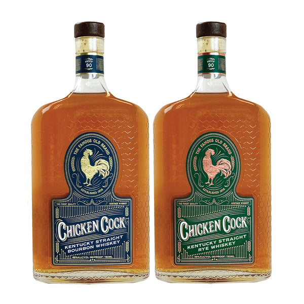Chicken Cock Whiskey Bourbon + Rye Whiskey