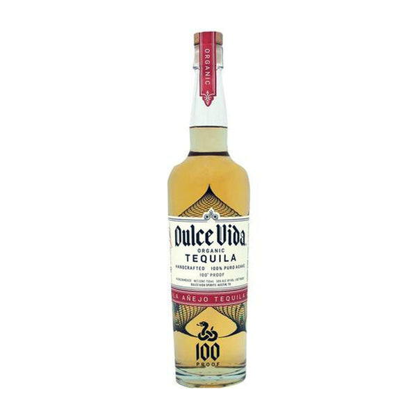 Dulce Vida Organic Tequila 100 Proof Select Barrel Anejo X Mybevstore 750 ML Bottle