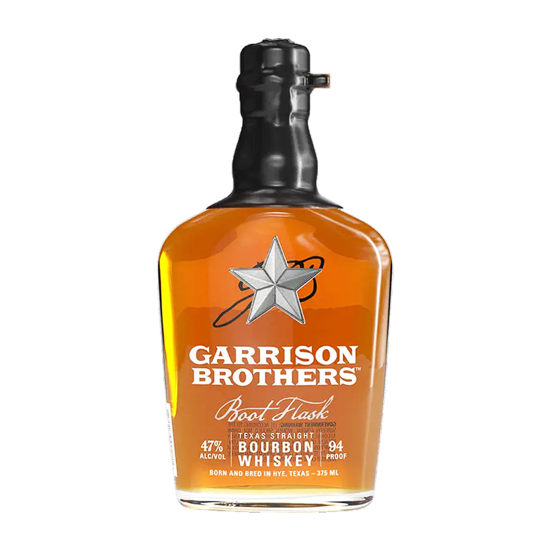 Garrison Brothers Straight Bourbon Whiskey Boot Flask 375ml