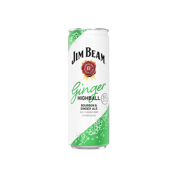 Jim Beam And Ginger Highball 4 Pack 355 ML Cans