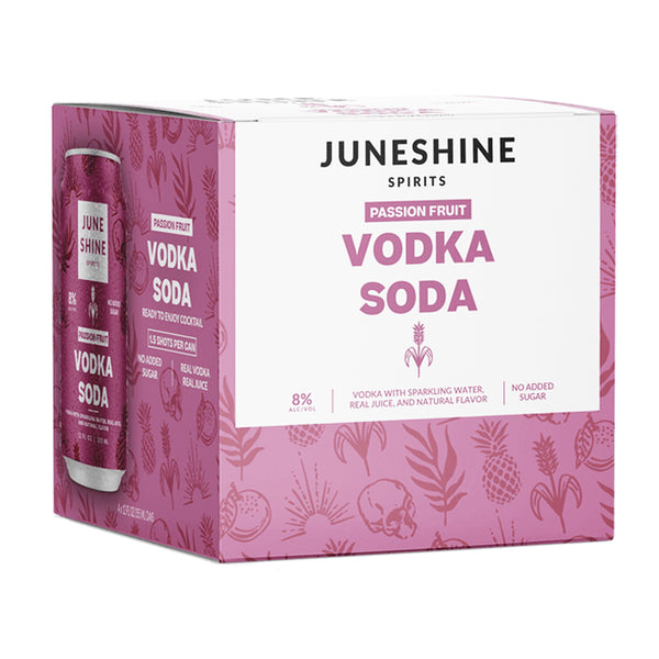 Juneshine Vodka Soda Passion Fruit