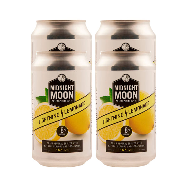 Midnight Moon Lightning Lemonade RTD 4 Pack 12oz Cans
