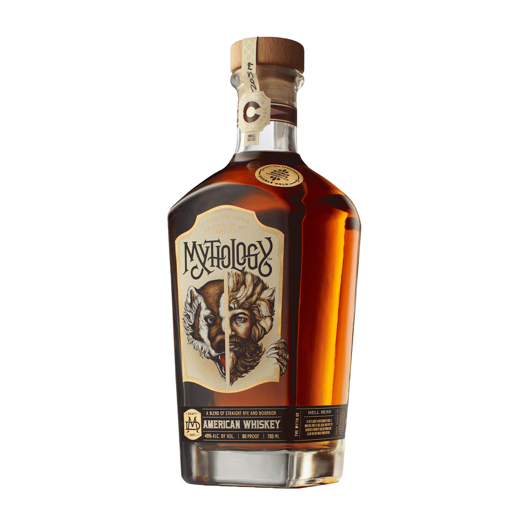 Mythology Distillery Mythology Hell Bear American Whiskey 750 ML Bottle American Whiskey