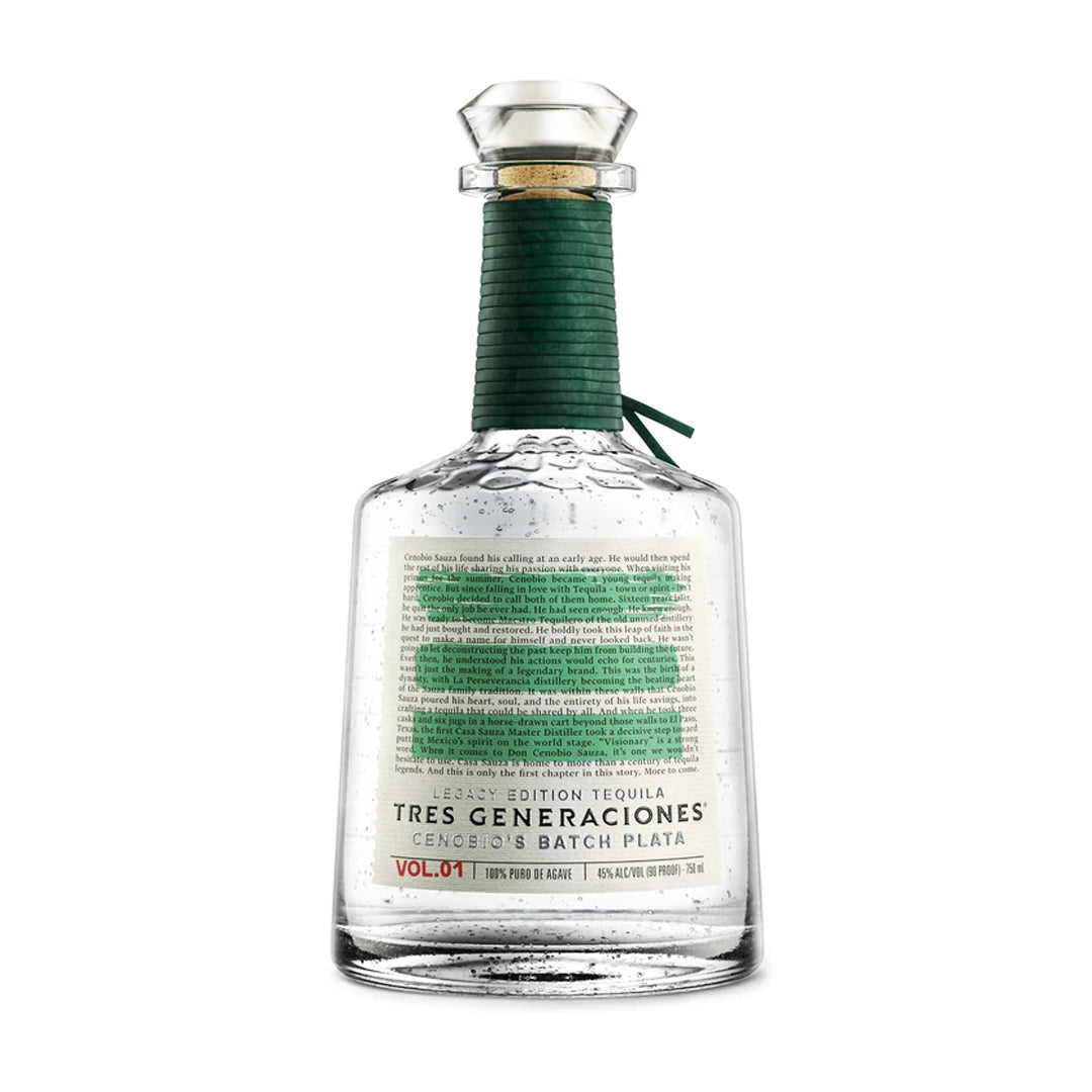 Tres Generaciones Tres Generaciones Cenobio's Batch Plata Limited Edition Vol 1 Tequila