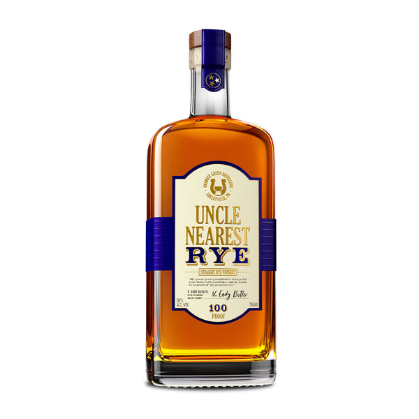 Uncle Nearest Straight Rye Whiskey 750 ML Bottle