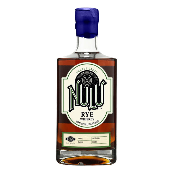 Nulu Nulu Double Oaked Rye Whiskey 750 ML Bottle Straight Bourbon Whiskey