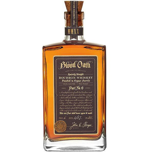 Blood Oath Bourbon Whiskey No.6