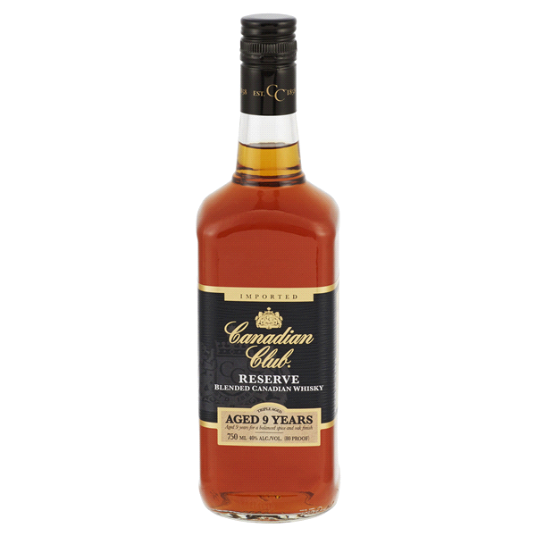 Canadian Club Canadian Club Reserve 9 Years Age Whiskey