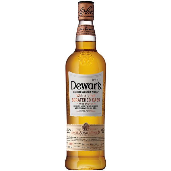 Dewars Dewar's White Label Scratched Cask Blended Scotch Whisky Scotch