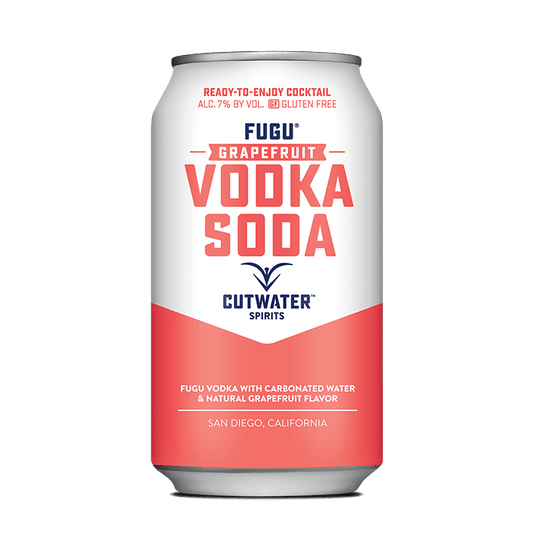 Cutwater Grapefruit Vodka Soda 4 Pack 12 OZ Cans