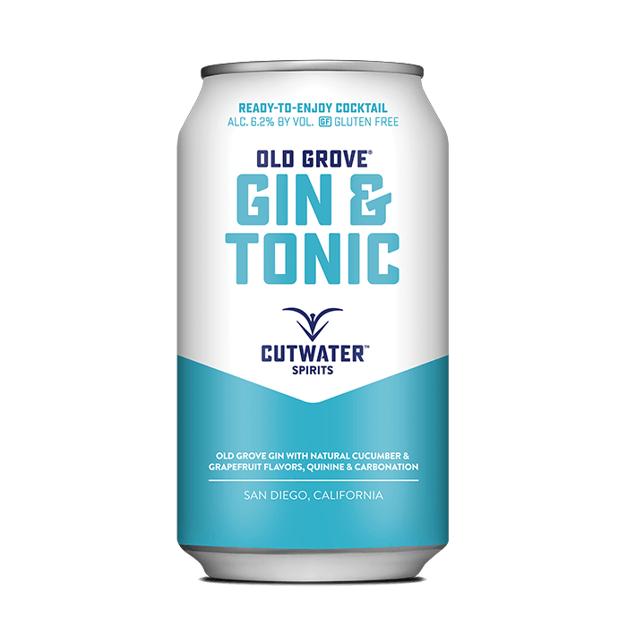 Cutwater Old Grove Gin & Tonic 4 Pack 12 OZ Cans