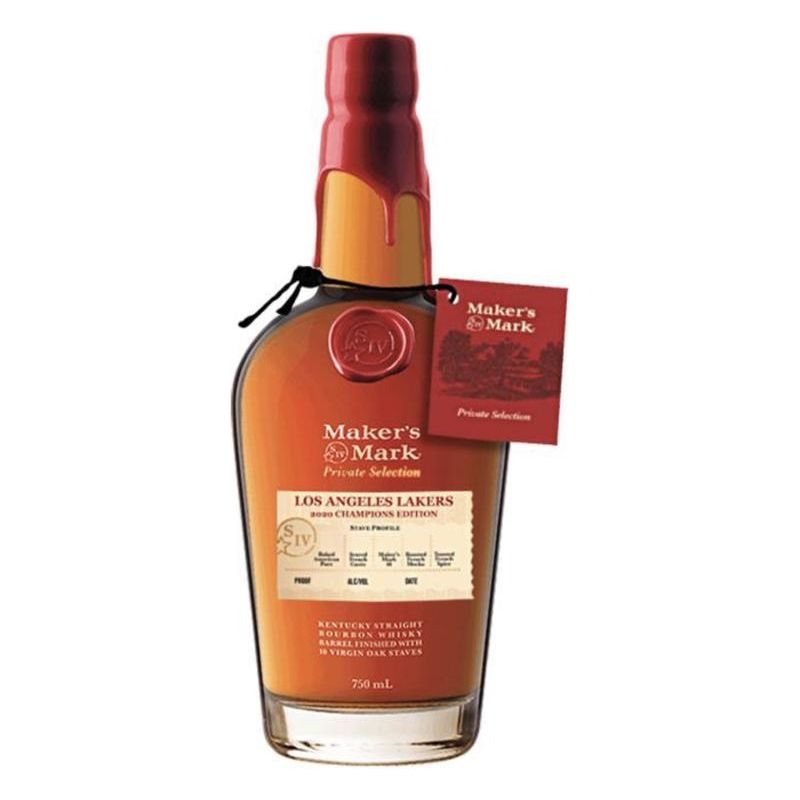 Maker's Mark Maker's Mark Private Selection Lakers 2020 Championship Edition Whiskey